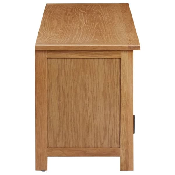 tv-skab 110x35x44 cm massivt egetræ