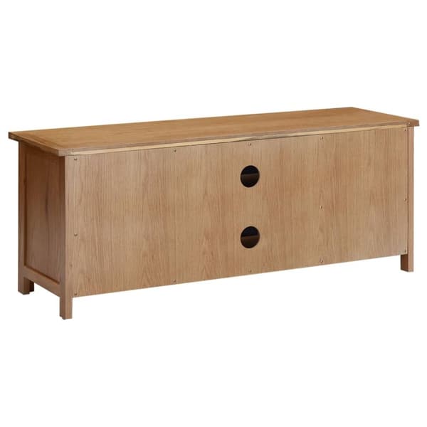 tv-skab 110x35x44 cm massivt egetræ