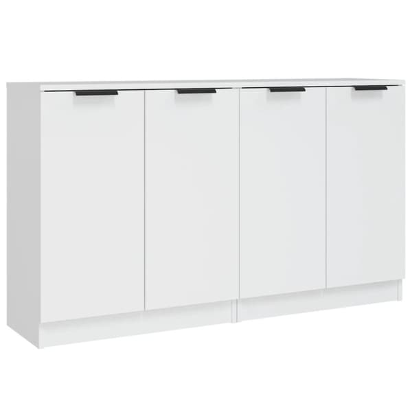 skænke 2 stk. 60x30x70 cm konstrueret træ hvid
