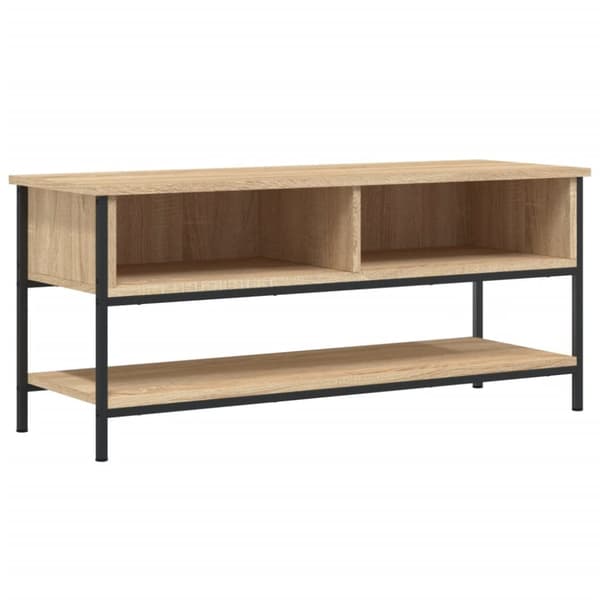 Tv-bänk sonoma-ek 100x35x45 cm konstruerat trä