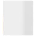 Pikkukuva 9 / 10: TV-taso LED-valoilla korkeakiilto valkoinen 90x35x40 cm