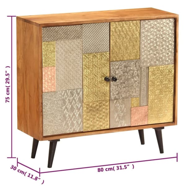 Senkki 80x30x75 cm akaasiapuu
