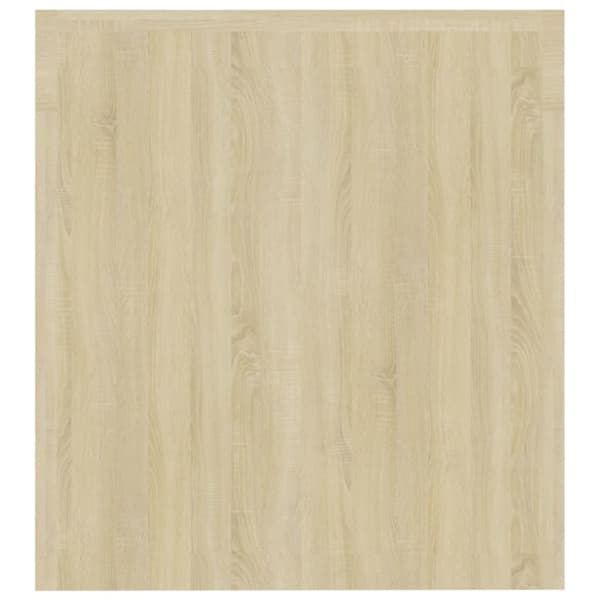 TV-taso LED-valoilla Sonoma-tammi 140x36,5x40 cm
