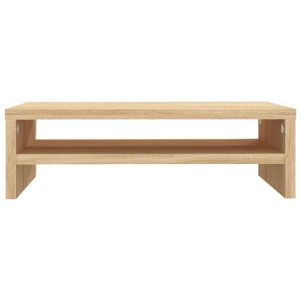 skærmstander 42x24x13 cm konstrueret træ sonoma-eg