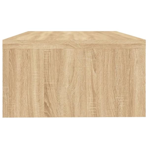 skærmstander 42x24x13 cm konstrueret træ sonoma-eg