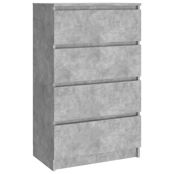 skænk 60x35x98,5 cm konstrueret træ betongrå