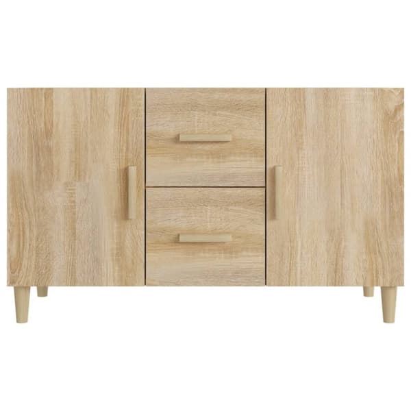 Skänk sonoma-ek 100x36x60 cm konstruerat trä