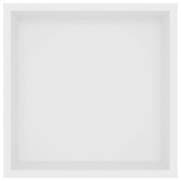 væghængt tv-bord 102x35x35 cm konstrueret træ hvid