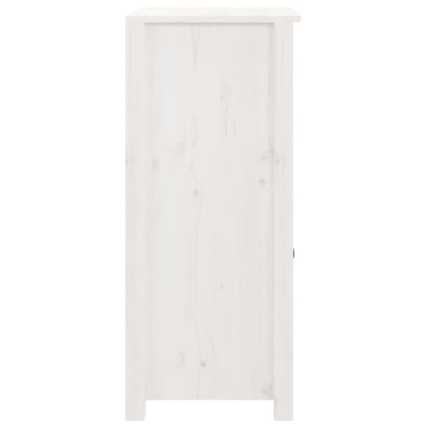 skænk 40x35x80 cm massivt fyrretræ hvid