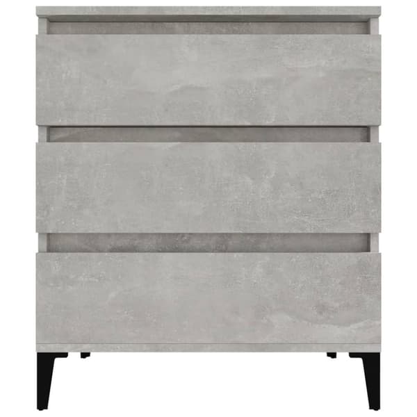 skænk 60x35x70 cm konstrueret træ betongrå