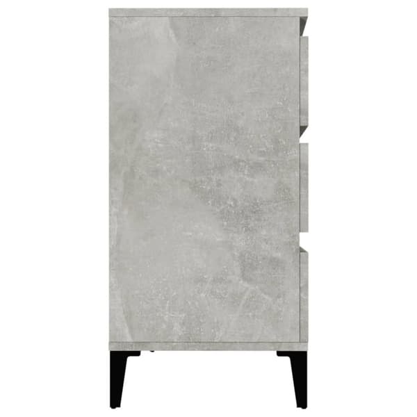 skænk 60x35x70 cm konstrueret træ betongrå