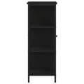 Miniatyrbillede 7 af 10: skab 70x30x80 cm konstrueret træ sort