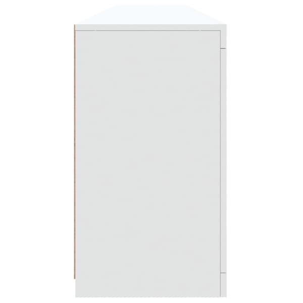 Senkki LED-valoilla valkoinen 202x37x67 cm