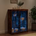 Pikkukuva 4 / 10: Senkki LED-valoilla savutammi 81x37x100 cm