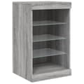 Pikkukuva 3 / 10: Senkki LED-valoilla harmaa Sonoma 41x37x67 cm