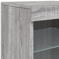 Pikkukuva 9 / 10: Senkki LED-valoilla harmaa Sonoma 41x37x67 cm