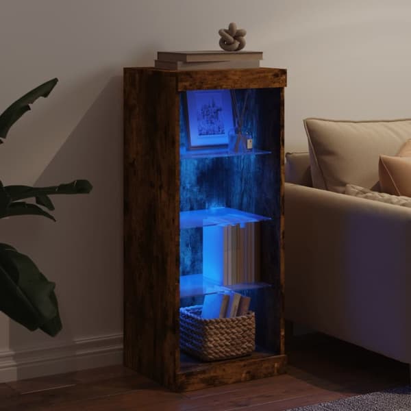 Senkki LED-valoilla savutammi 41x37x100 cm