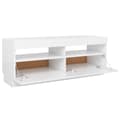 Pikkukuva 9 / 10: TV-taso LED-valoilla valkoinen 100x35x40 cm