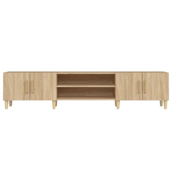 TV-skåp sonoma-ek 180x31,5x40 cm konstruerat trä