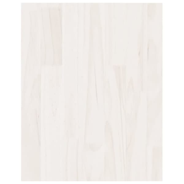 tv-bord 70x33x42 cm massivt fyrretræ hvid