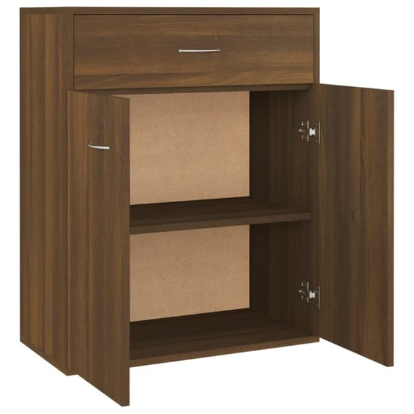 Senkki ruskea tammi 60x30x75 cm tekninen puu