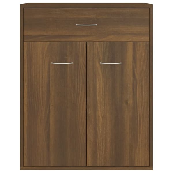 Senkki ruskea tammi 60x30x75 cm tekninen puu