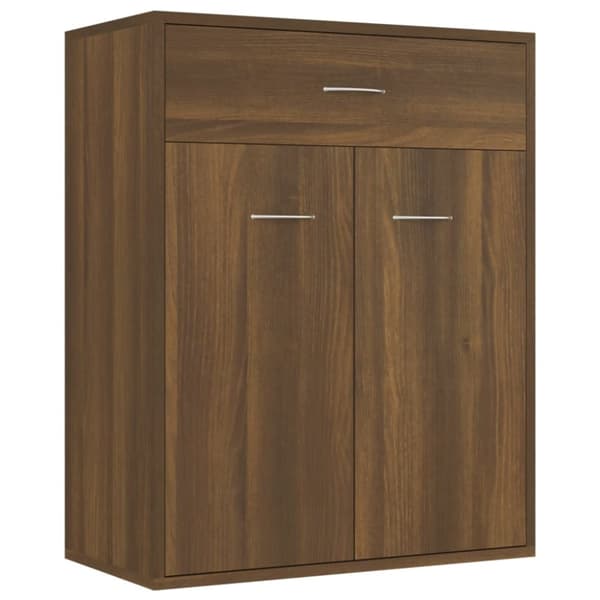 Senkki ruskea tammi 60x30x75 cm tekninen puu