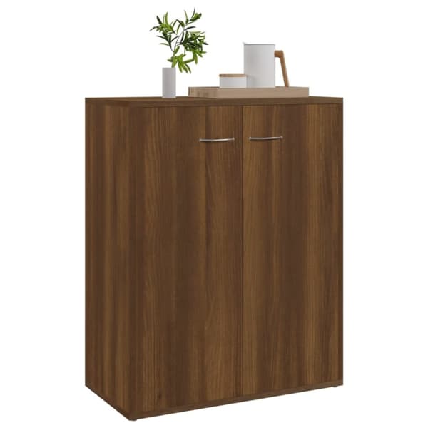 Senkki ruskea tammi 60x30x75 cm tekninen puu