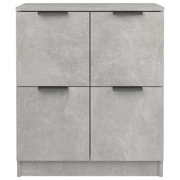 skænke 2 stk. 60x30x70 cm konstrueret træ betongrå