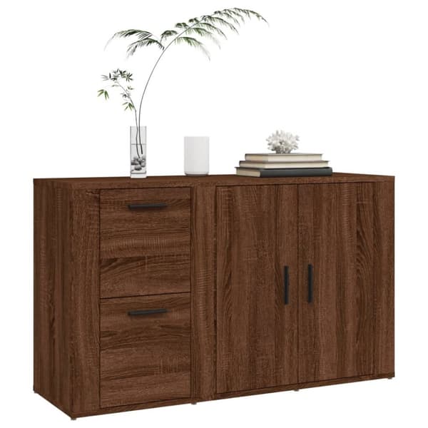 Senkki ruskea tammi 100x33x59,5 cm tekninen puu