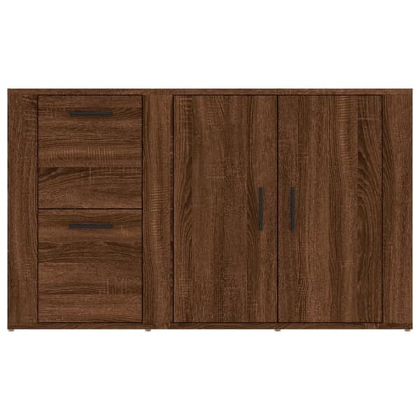 Senkki ruskea tammi 100x33x59,5 cm tekninen puu