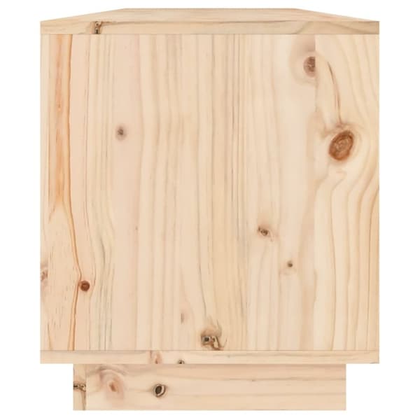 tv-bord 110,5x34x40 cm massivt fyrretræ