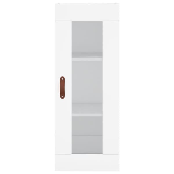 skab 34,5x34x180 cm konstrueret træ hvid