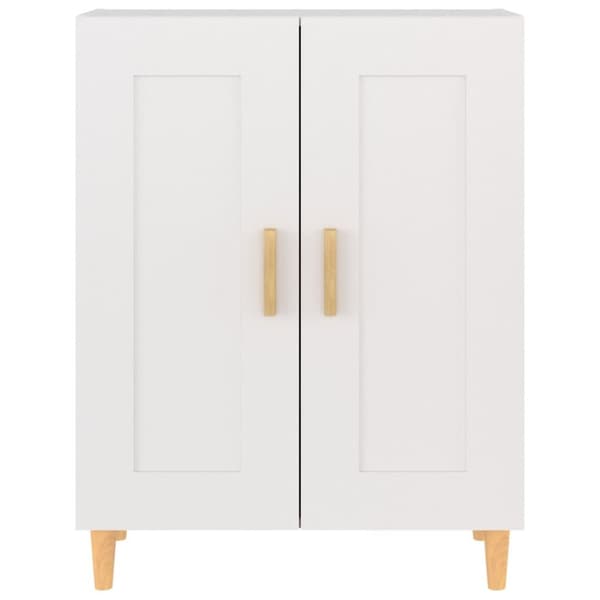 skænk 69,5x34x90 cm konstrueret træ hvid