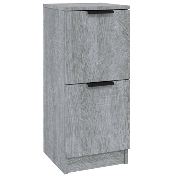 skænk 30x30x70 cm konstrueret træ grå sonoma-eg