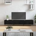 Miniatyrbillede 1 af 10: tv-bord 150x36x30 cm konstrueret træ sort