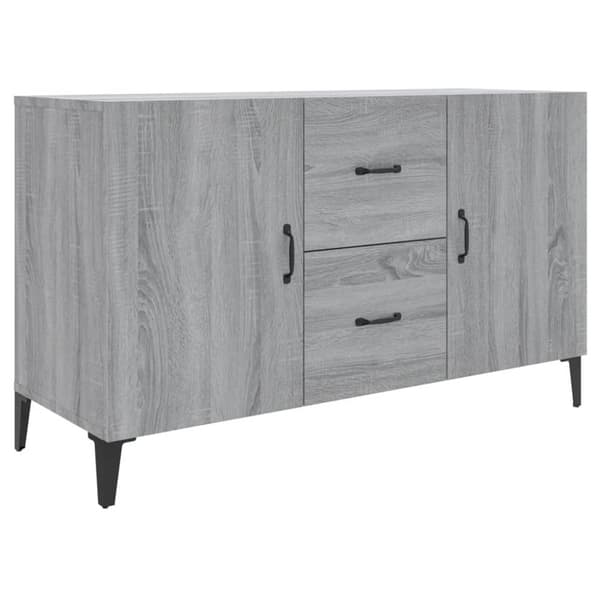 skænk 100x36x60 cm konstrueret træ grå sonoma-eg