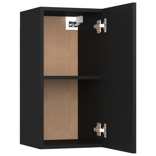 TV-skåp svart 30,5x30x60 cm konstruerat trä