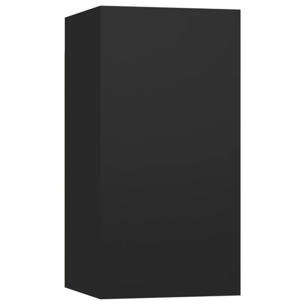 TV-skåp svart 30,5x30x60 cm konstruerat trä