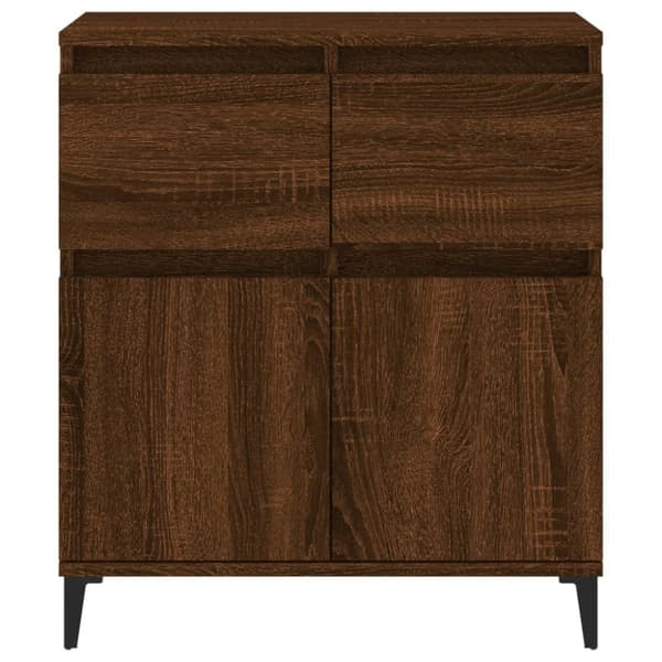 Senkki ruskea tammi 60x35x70 cm tekninen puu