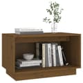 Miniatyrbillede 5 af 8: tv-bord 60x35x35 cm massivt fyrretræ gyldenbrun