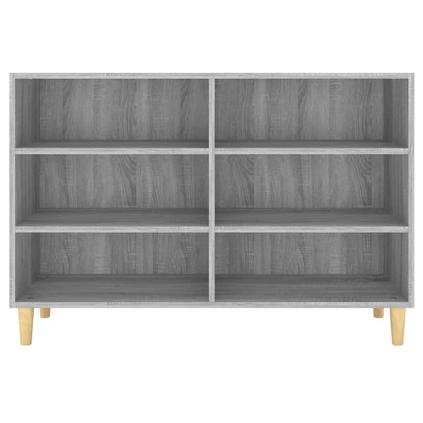 skænk 103,5x35x70 cm konstrueret træ grå sonoma-eg