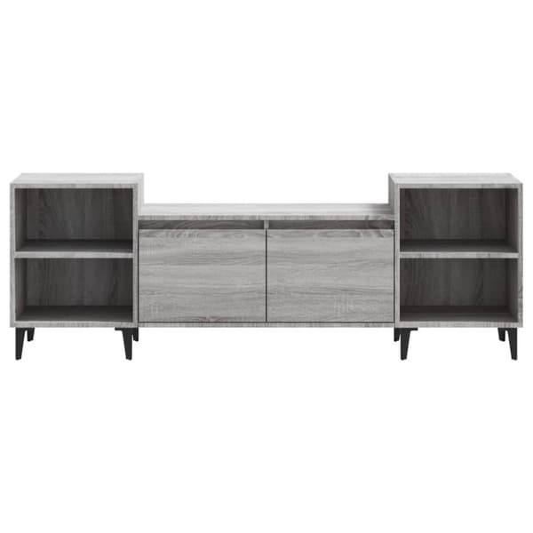 Tv-bänk grå sonoma 160x35x55 cm konstruerat trä