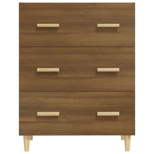 Senkki ruskea tammi 70x34x90 cm tekninen puu
