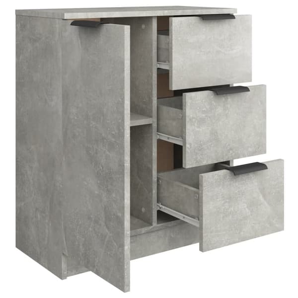Senkki betoninharmaa 60x30x70 cm tekninen puu
