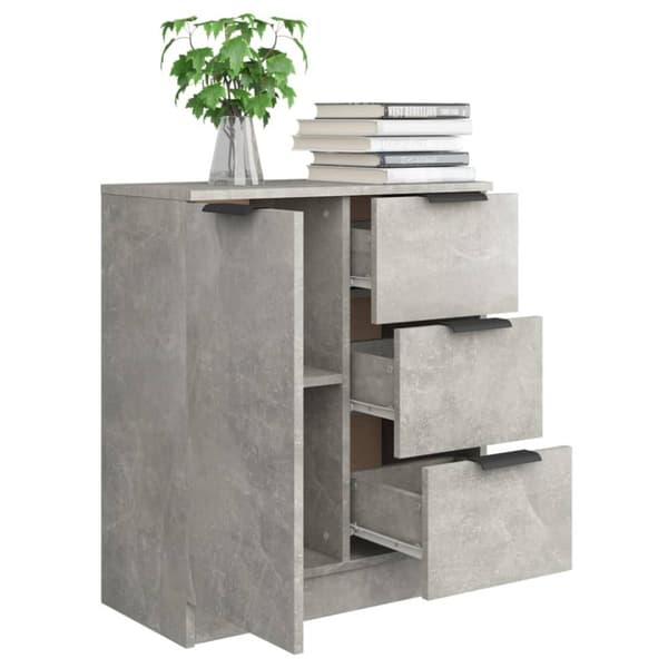 Senkki betoninharmaa 60x30x70 cm tekninen puu
