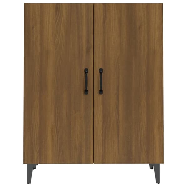 skænk 70x34x90 cm konstrueret træ brun egetræsfarve