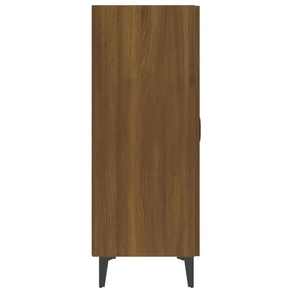 skænk 70x34x90 cm konstrueret træ brun egetræsfarve