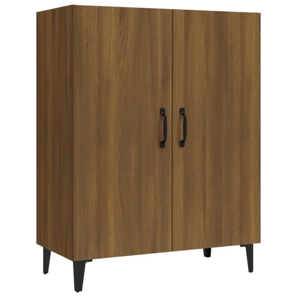 skænk 70x34x90 cm konstrueret træ brun egetræsfarve