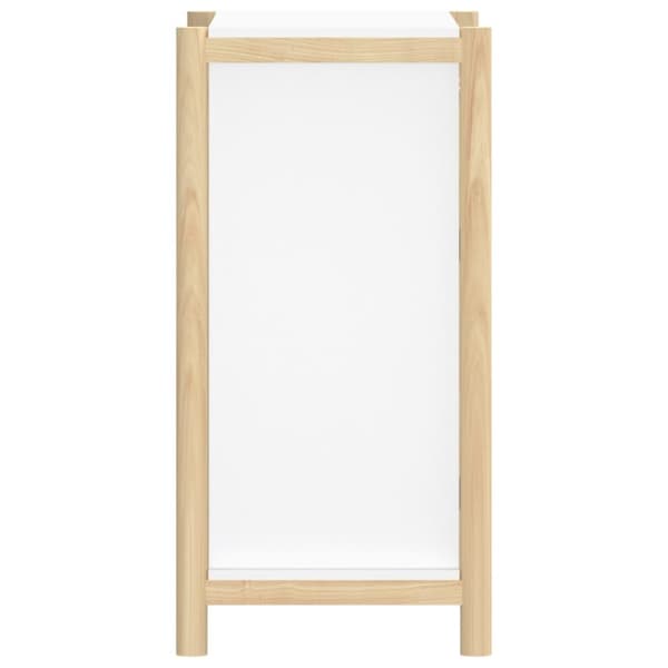 skænk 62x38x75 cm konstrueret træ hvid